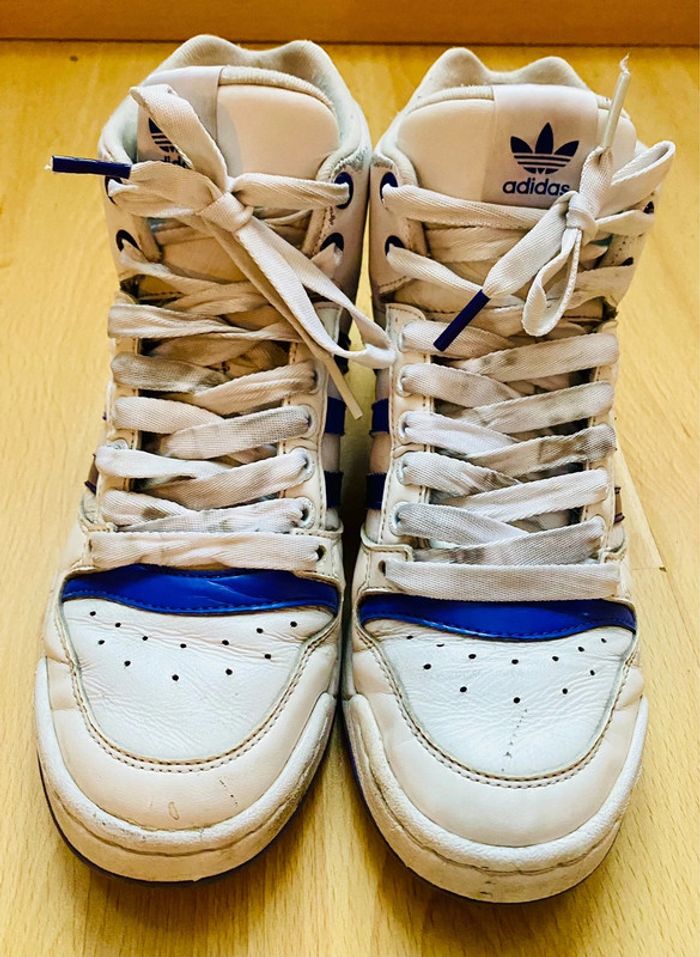 Adidas vintage violet et blanc - photo numéro 2