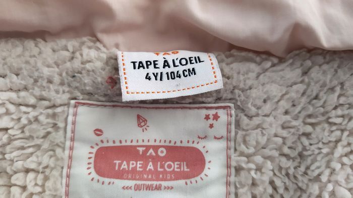 Manteau Tape à l'oeil 4 ans fille - photo numéro 7