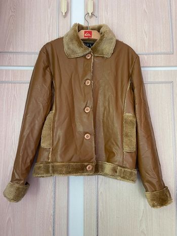 Veste en similicuir xl