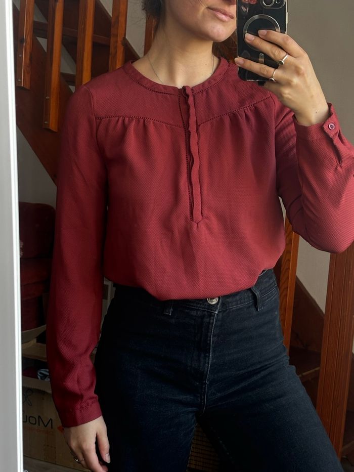 Blouse promod rouille
