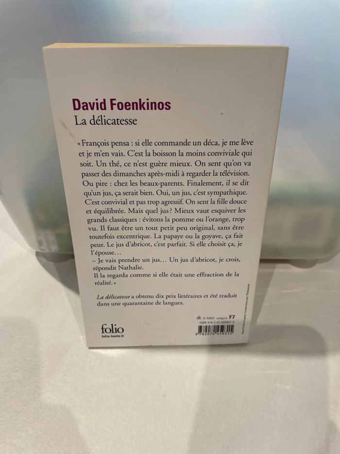 La délicatesse - David Foenkinos - photo numéro 2