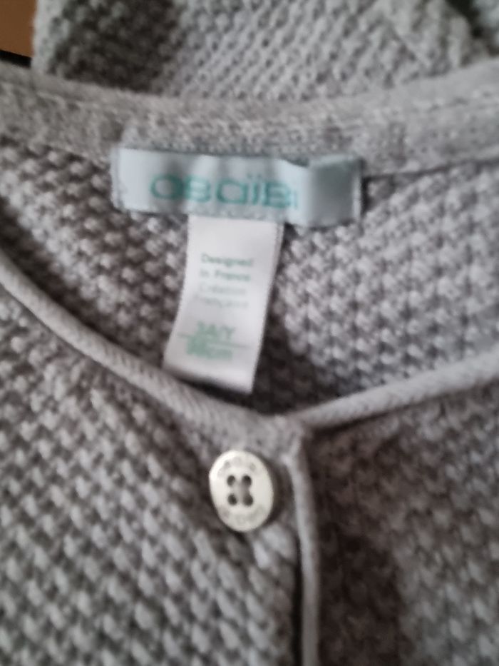 Gilet gris clair Okaidi 3 ans - photo numéro 5