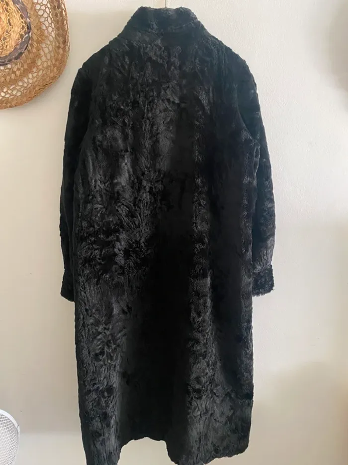 Magnifique manteau long noir - photo numéro 2