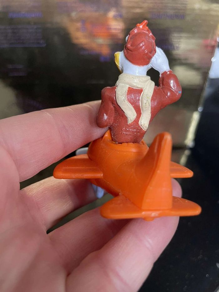 Figurine Vintage Picsou Flagada Jones en Avion 1990 Disney - photo numéro 4