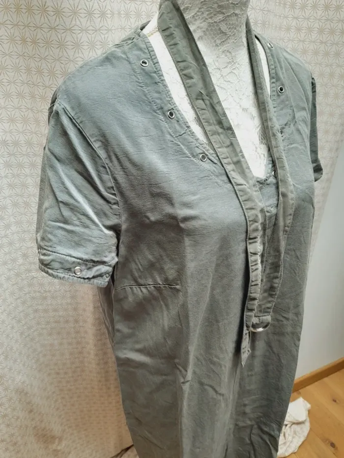 Robe gris/vert - photo numéro 5