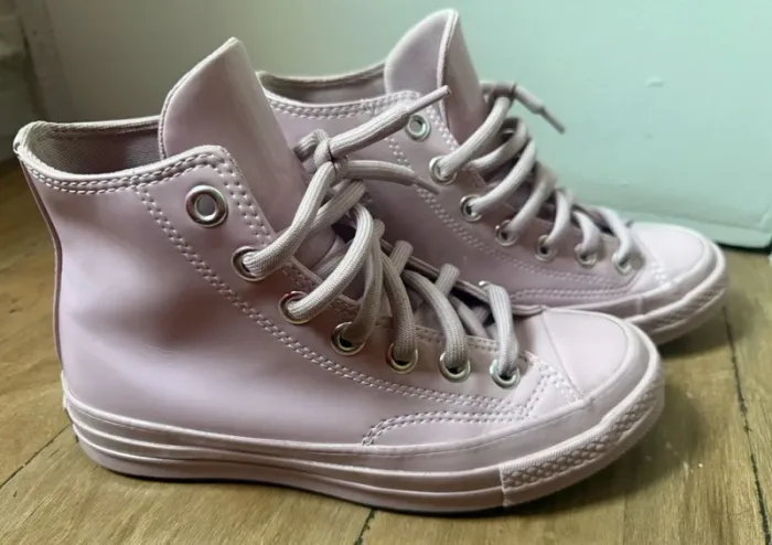 Converse Chuck Taylor All Star montantes – Vernis rose lilas– Taille 38 - photo numéro 2