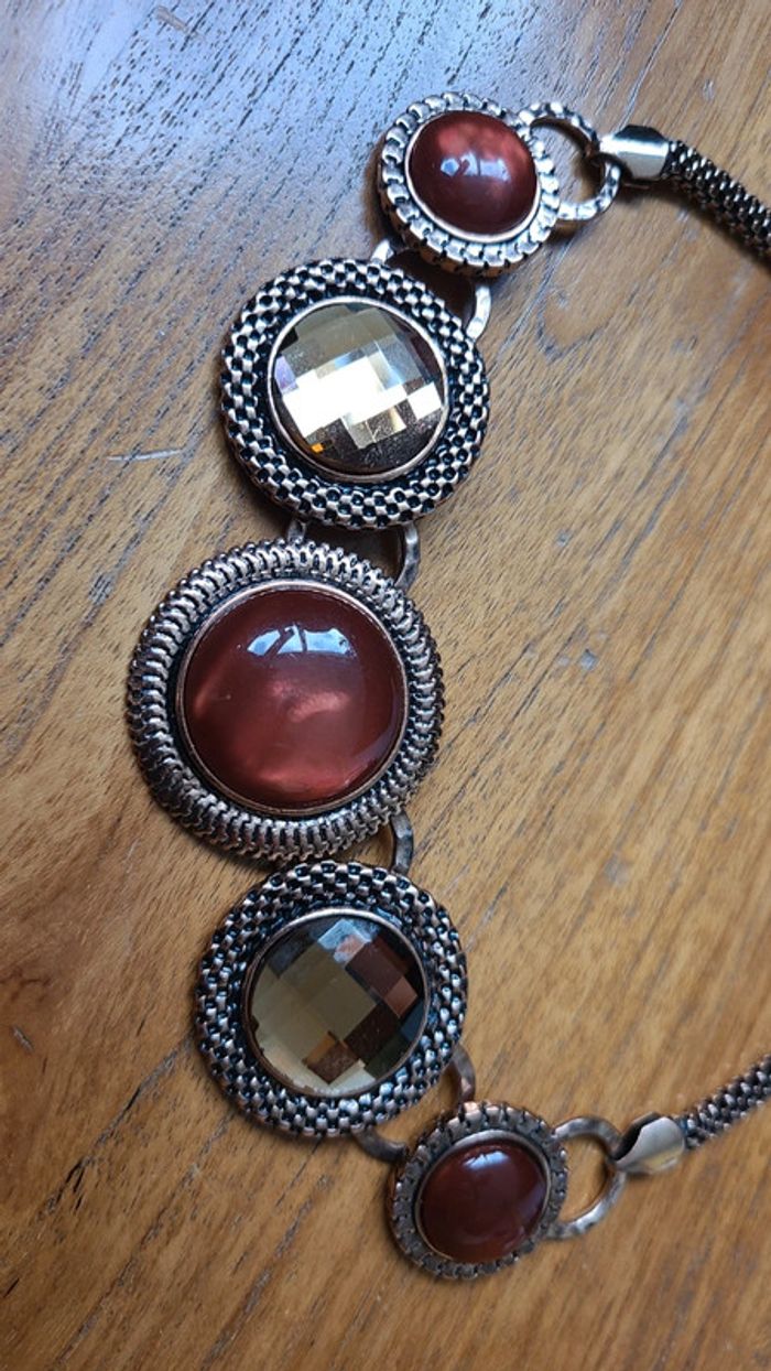 Collier fantaisie style vintage - photo numéro 2