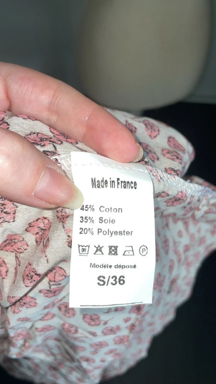 Robe fleurie Assuili - Made in France - Taille S - Neuve - photo numéro 6
