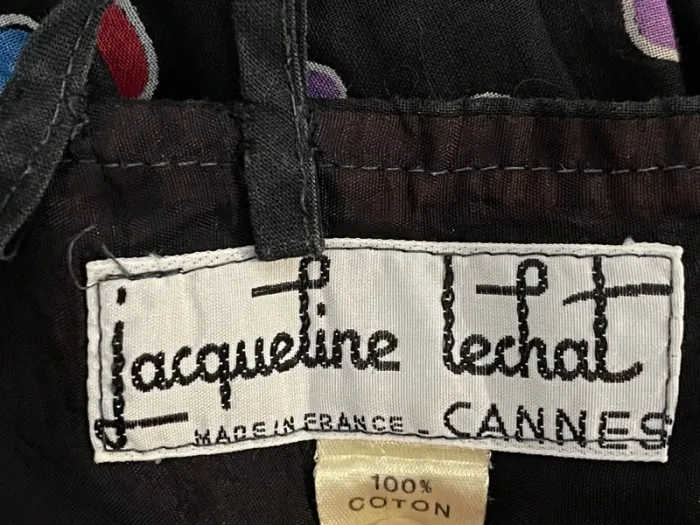 Superbe Robe vintage 🌸 Jacqueline Lechat Cannes 34 36 - photo numéro 14