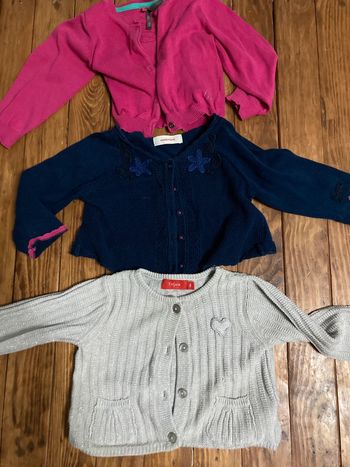 Lot de boléros 18 mois