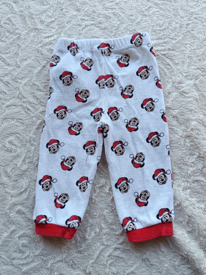 Pyjama velours 2 pièces Garçon 18 mois Mickey père noël Disney - photo numéro 14