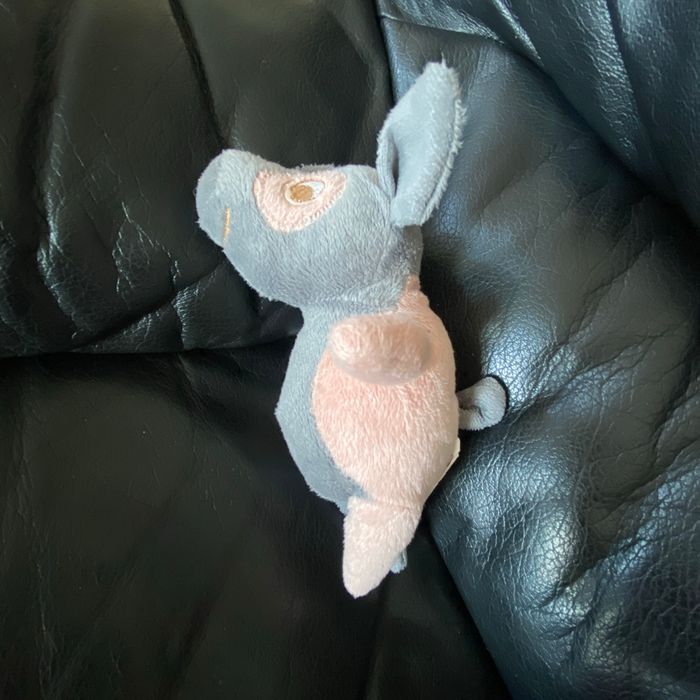 Peluche doudou cochon gris et rose ikea 20cm - photo numéro 2