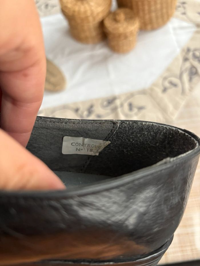 Mocassin Pierre Vyllar - 100% cuir - noir made in france - pointure 39 - photo numéro 7