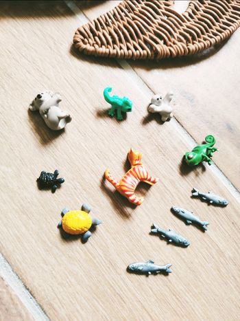 🐨Playmobil lot de diverses figurines/animaux chat, koala, poissons, tortues... (MMS)