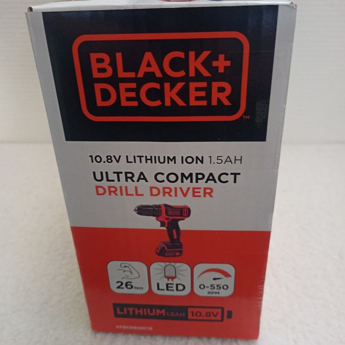 Perceuse black et Decker ultra compacte/drill driver/10.8 v - photo numéro 5