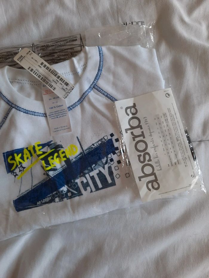 Tee-shirt neuf Absorba 3A - photo numéro 3