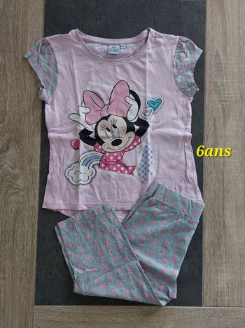 Pyjama 2 pièces été 👧 Minnie Mouse 6ans