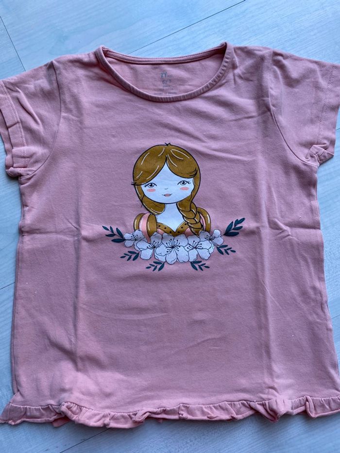 T shirt rose zippy 6/7 ans 116/122cm