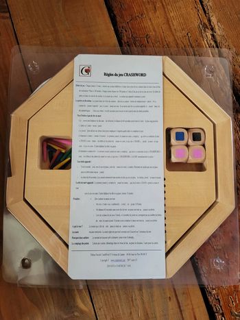 Jeu de société Crashword 1ere édition, rare, collection, jeu de lettres mots