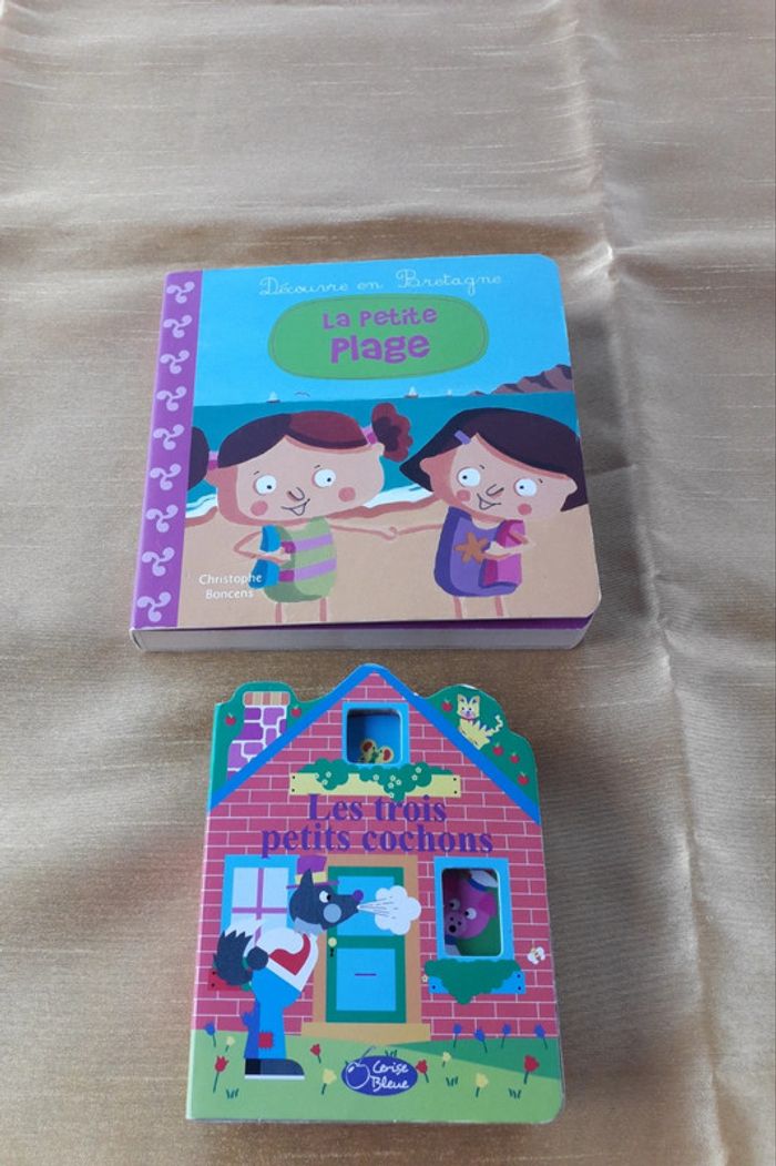 Lot de 2 livres 1er  age enfants