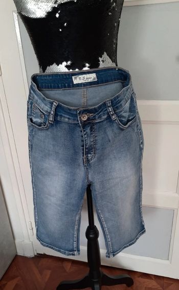 Bermuda en jean's femme bs jean's 