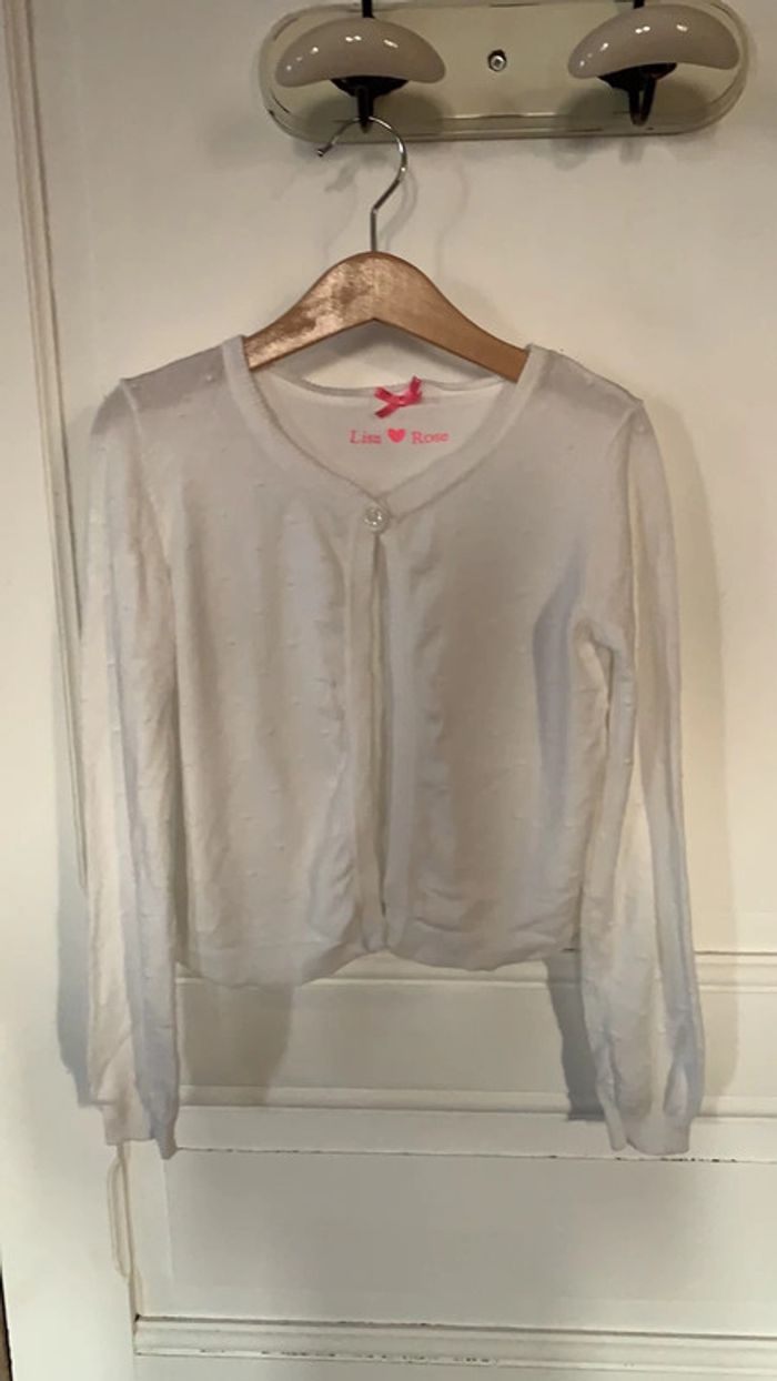 Gilet blanc Lisa Rose