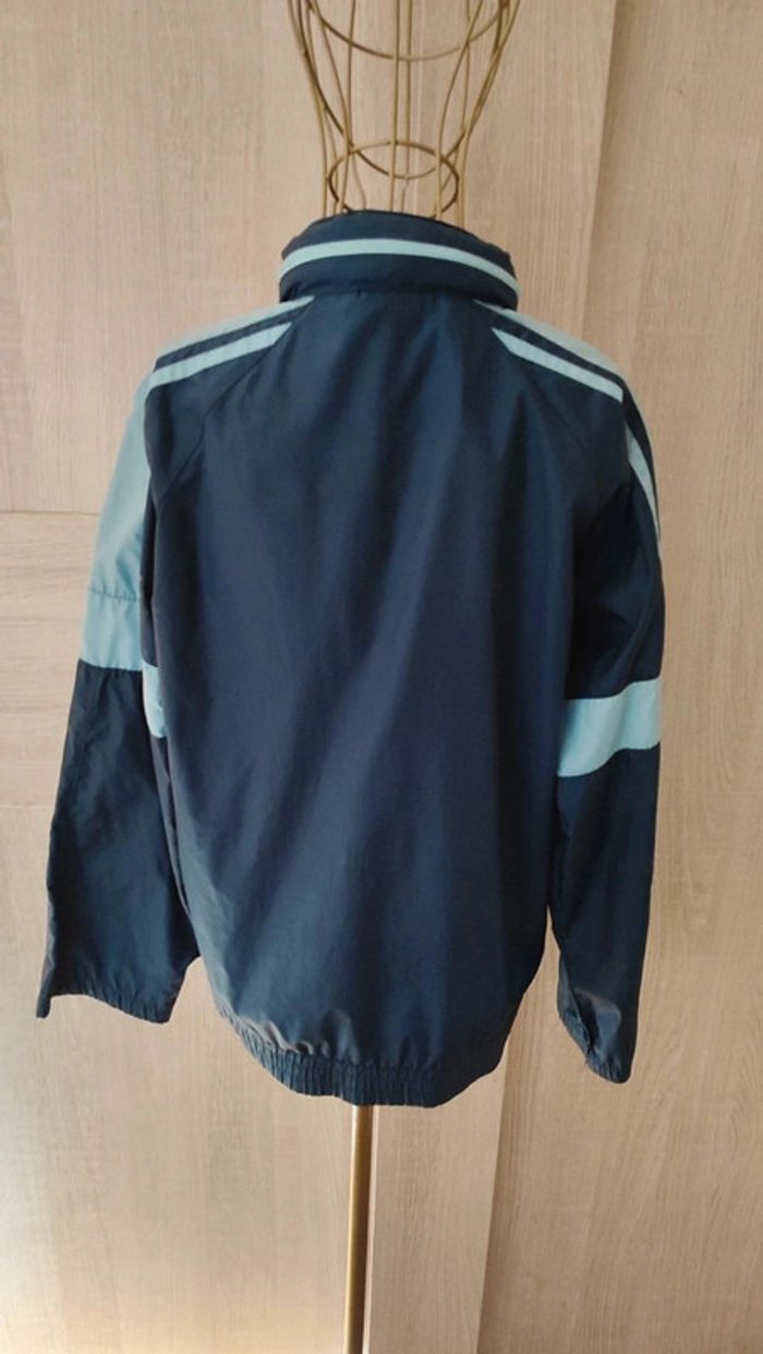 Veste Vintage Imperméable Bleu – Style K-Way – Taille 14 ans – TBE - photo numéro 2