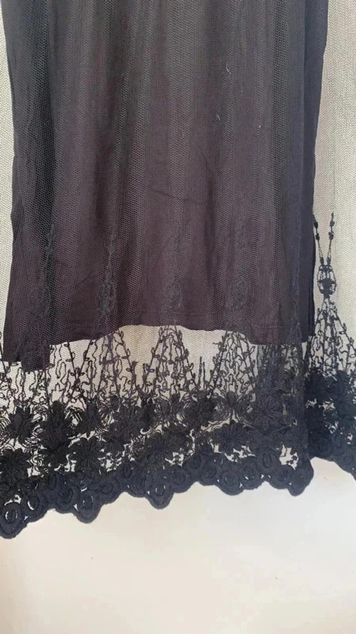 Robe brodée noire Promod - photo numéro 3
