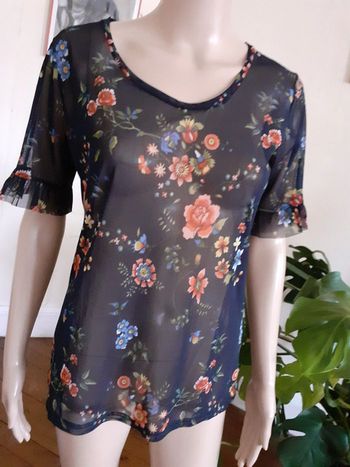 T-shirt  fleuri - Miss Liberto