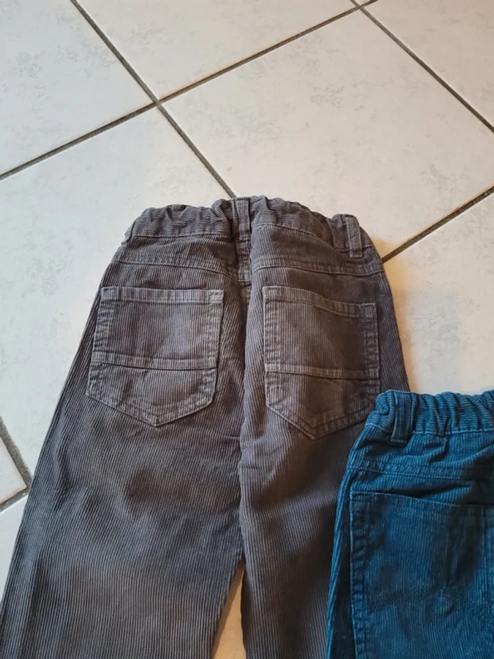 Lot pantalons velours garçon - photo numéro 10
