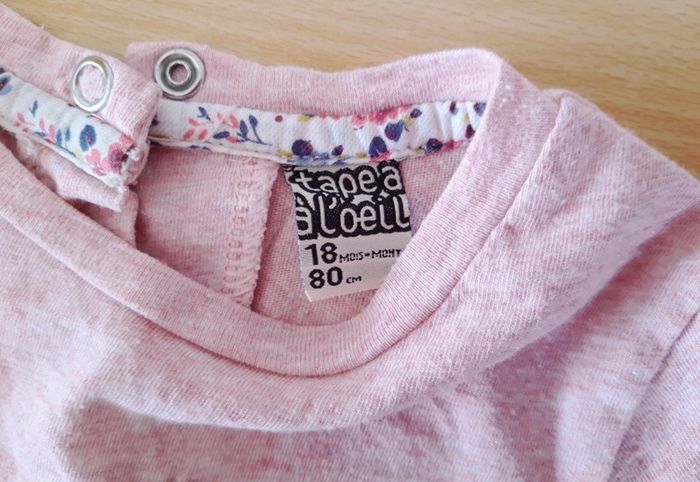 T-shirt fille manches longues 18-24 mois - Tape à l'oeil - photo numéro 2