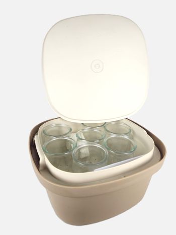 Yaourtière Tupperware Vintage - Multiservice / Passoire - 7 Pots