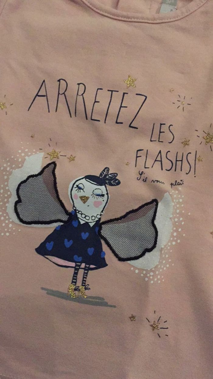 Catimini 18 mois - vieux rose haut fille Neuf - photo numéro 2