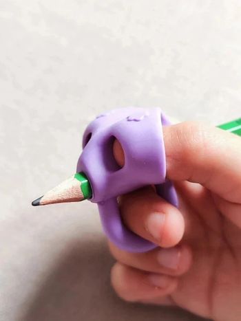 Correcteur de posture d'écriture en silicone souple