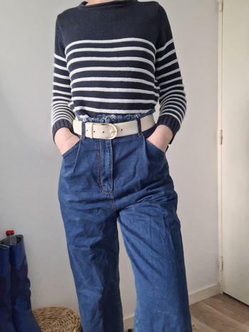 Pantalon vintage taille haute 