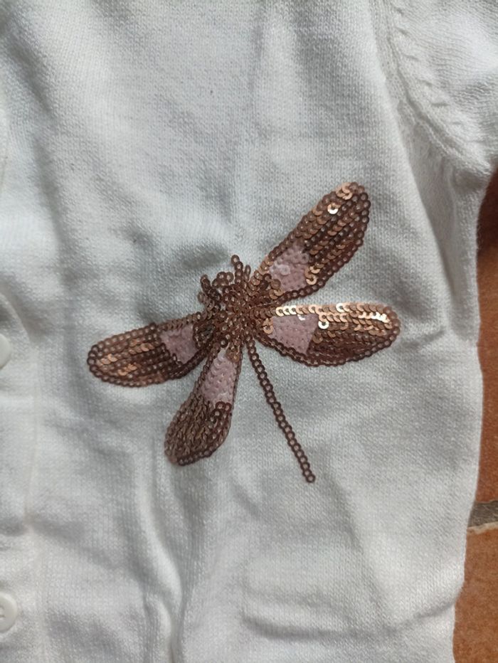 Gilet libellule 3 ans - photo numéro 2