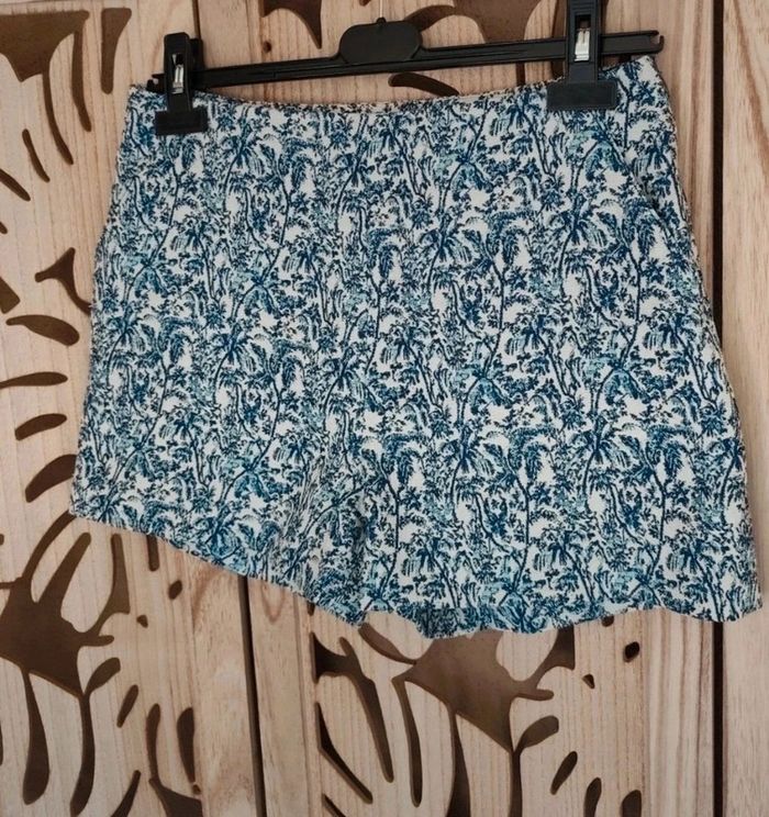 Short brodé motifs palmiers T 38 Monoprix Femme - photo numéro 2