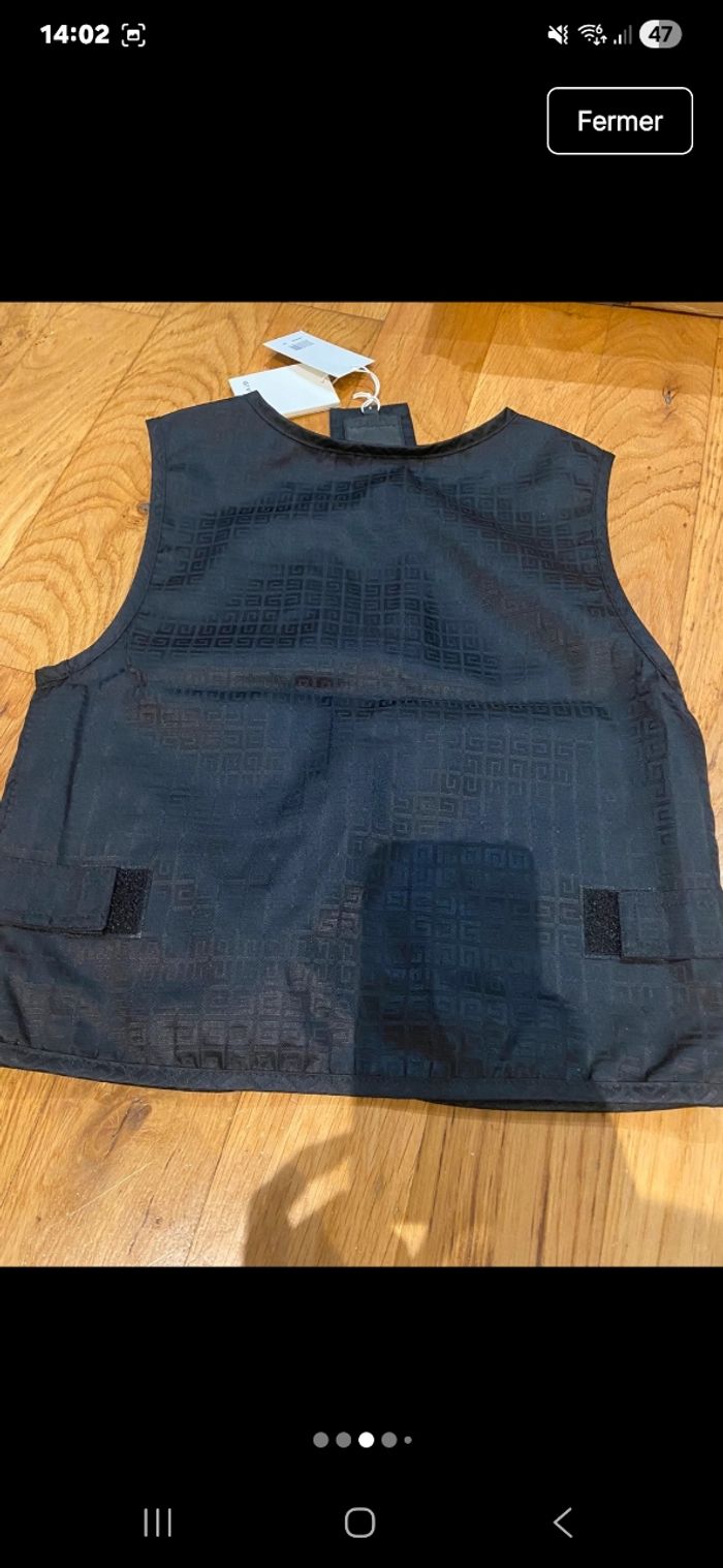 Gilet jacquard sans manche Givenchy - photo numéro 3