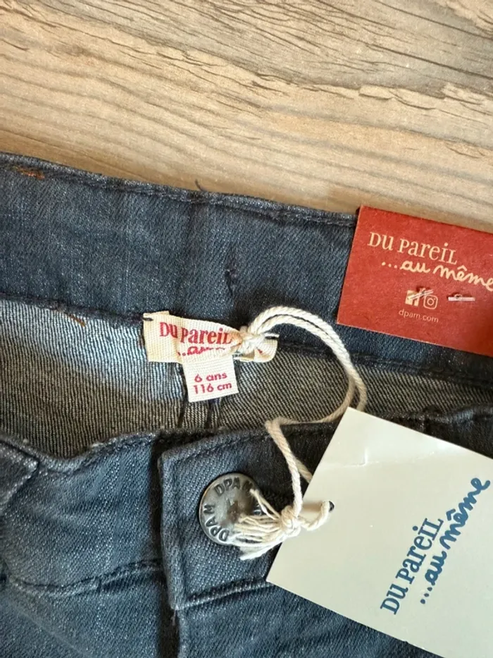 Pantalon jean Du Pareil Au Même 6 ans - photo numéro 2