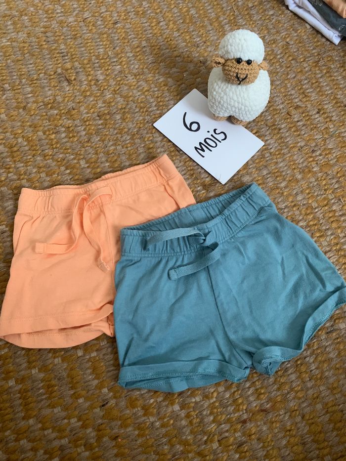Lot 2 short 6 mois Tex - photo numéro 3