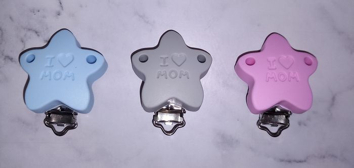 Clips attache tetine Etoile