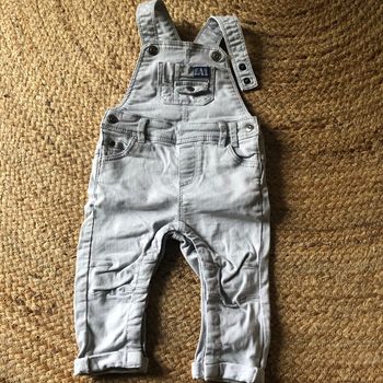 Salopette grise 9 mois