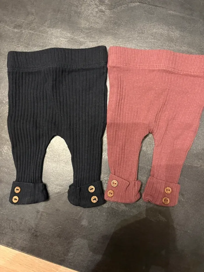 Lot de 2 leggings