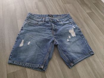 Short en jeans slim taille 40