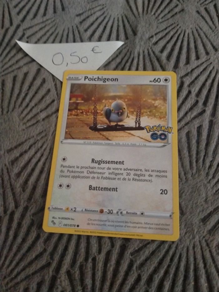Carte Pokémon Go (neuf) Fr