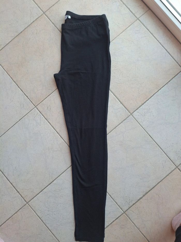 Legging noir en coton - taille XL - photo numéro 3