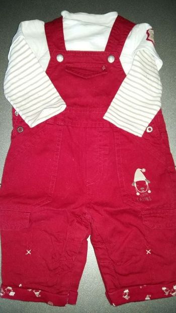 salopette et t shirt orchestra 3 mois