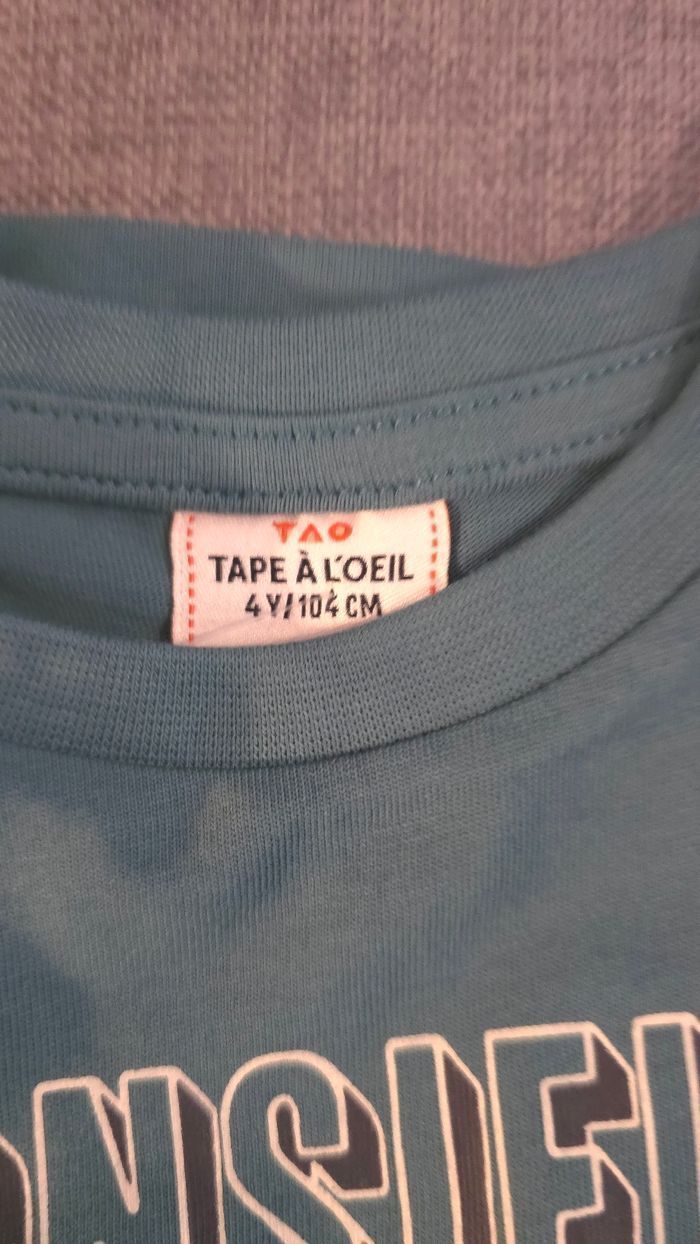 (Neufs non portés)🏷🤩 💙SUPERBE   lot Tee-shirts ml 4ans Garçon 💙😍🤩 - photo numéro 6