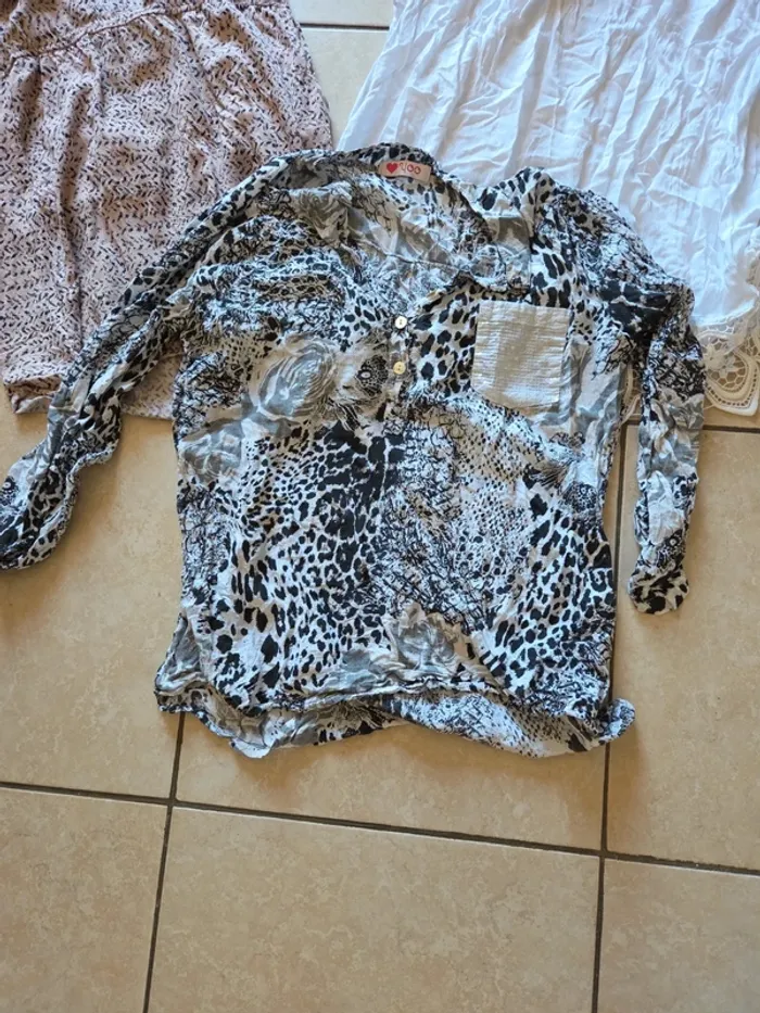 lot de 3 articles Robes légères et chemise légère - photo numéro 2