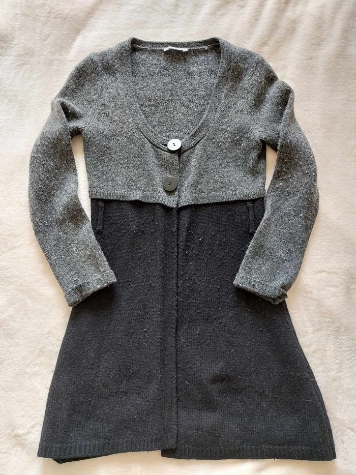 Gilet long original manches longues taille 36 - photo numéro 2